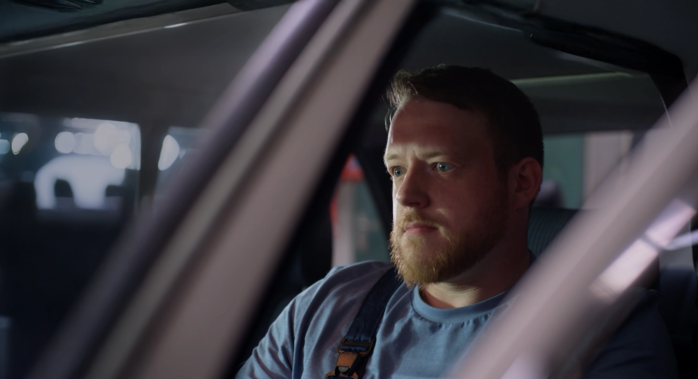 Mechanic looks shocked 